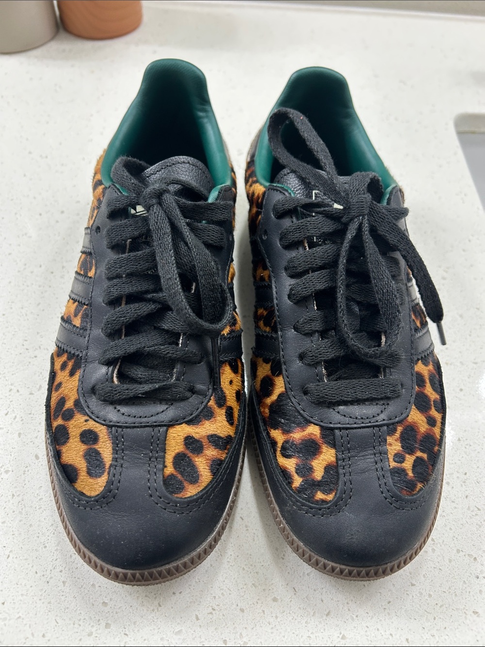 Adidas Sambas Leopard Print
